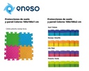Protecciones de suelo de colores 100 x 100 x 1cm
